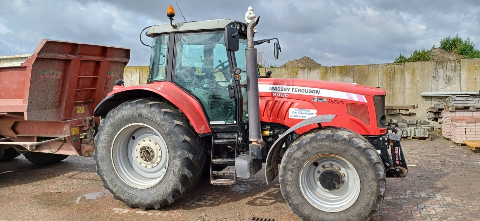 Traktor типа Massey Ferguson 6480, Gebrauchtmaschine в poortvliet (Фотография 2)