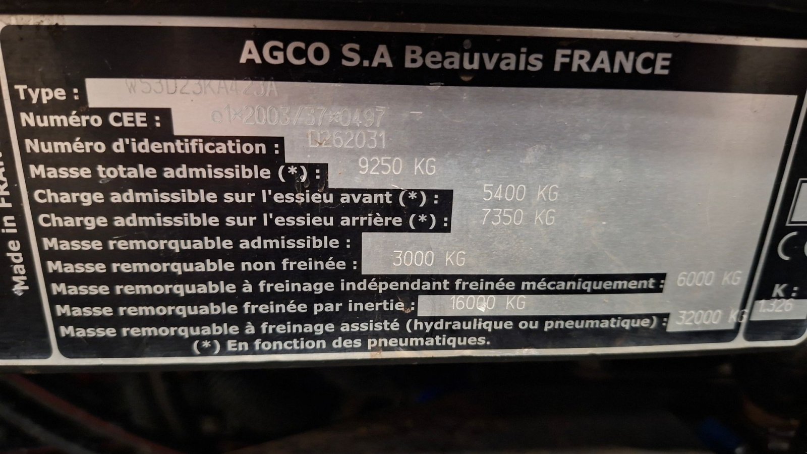 Traktor typu Massey Ferguson 6615 Essential, Gebrauchtmaschine w Nykøbing M (Zdjęcie 10)
