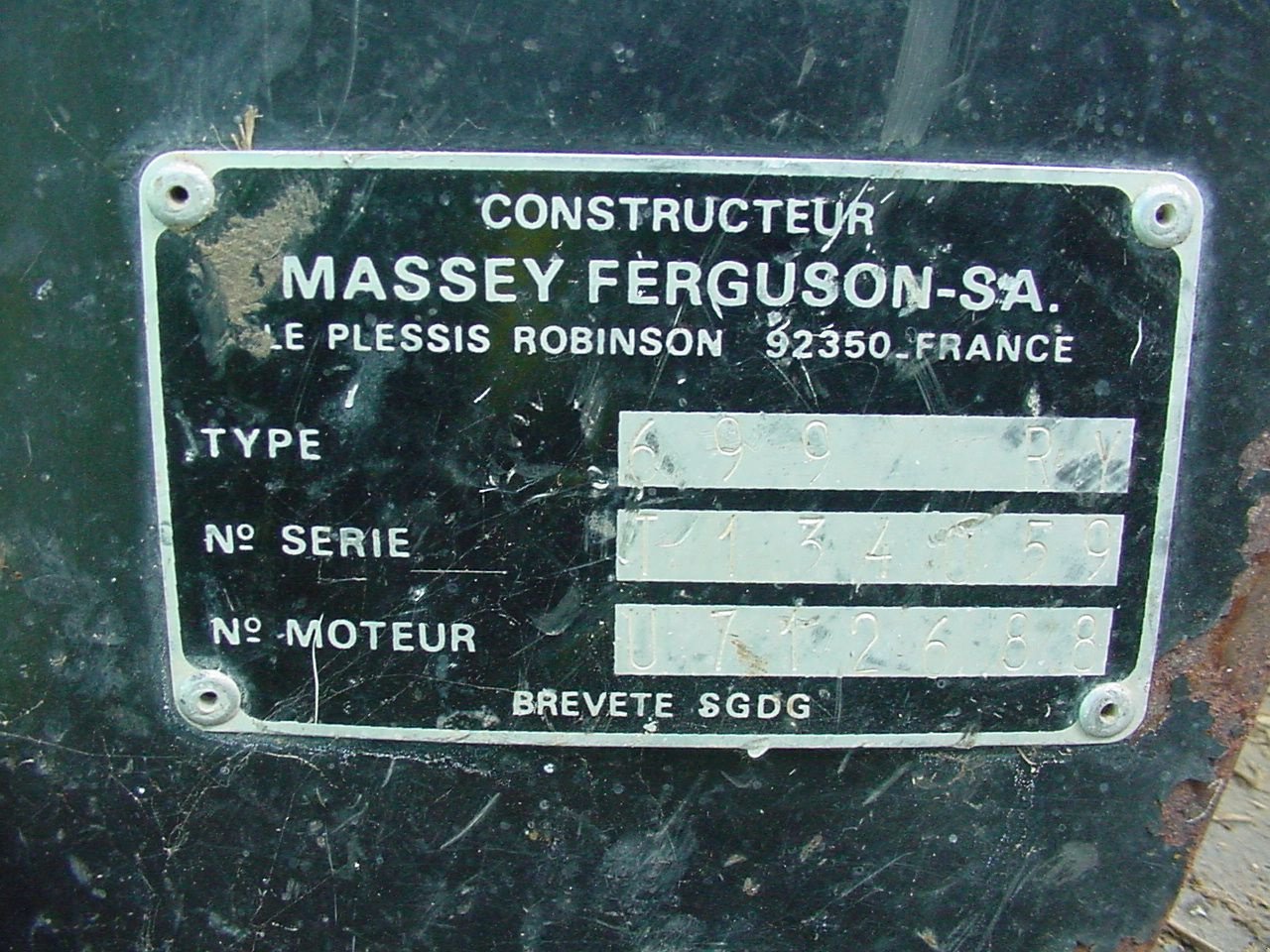 Traktor des Typs Massey Ferguson 699, Gebrauchtmaschine in Wieringerwerf (Bild 7)
