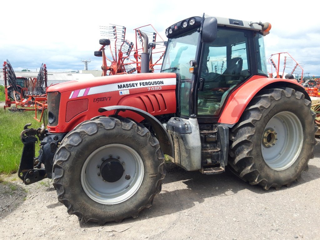 Traktor of the type Massey Ferguson 7480 TIERS 3, Gebrauchtmaschine in BRAS SUR MEUSE (Picture 1)