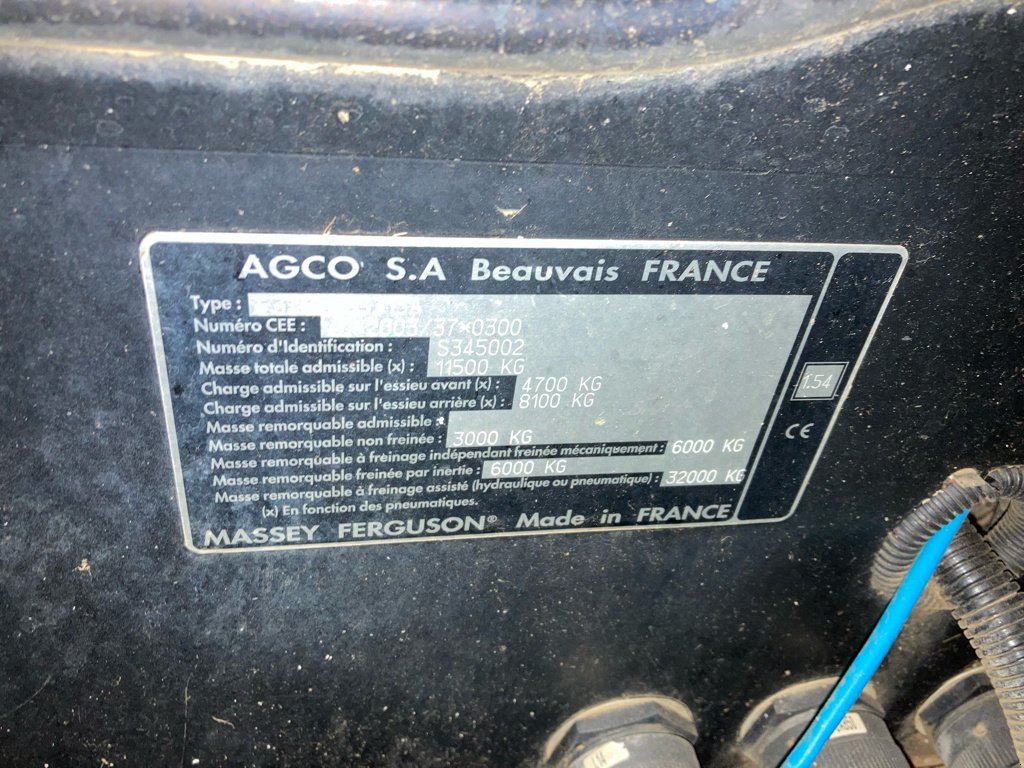 Traktor of the type Massey Ferguson 7480 TIERS 3, Gebrauchtmaschine in BRAS SUR MEUSE (Picture 5)