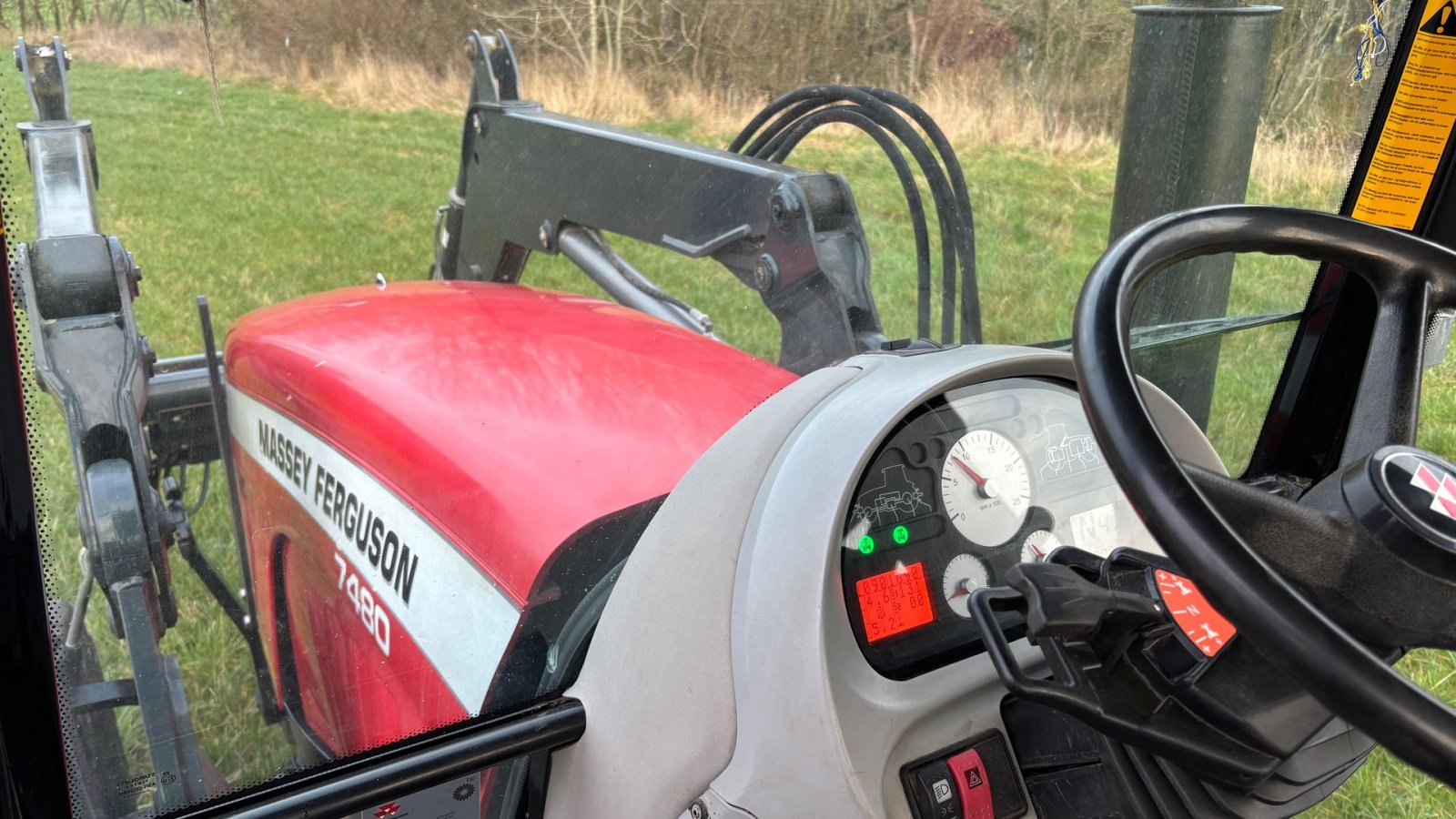 Traktor типа Massey Ferguson 7480, Gebrauchtmaschine в Nykøbing Mors (Фотография 5)