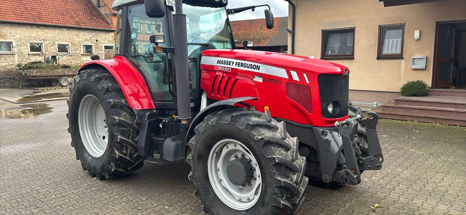 Traktor от тип Massey Ferguson 7480, Gebrauchtmaschine в Blaufelden-Wiesenbach (Снимка 2)