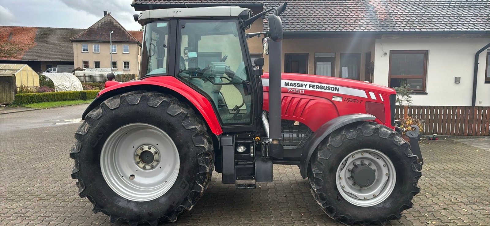 Traktor от тип Massey Ferguson 7480, Gebrauchtmaschine в Blaufelden-Wiesenbach (Снимка 3)