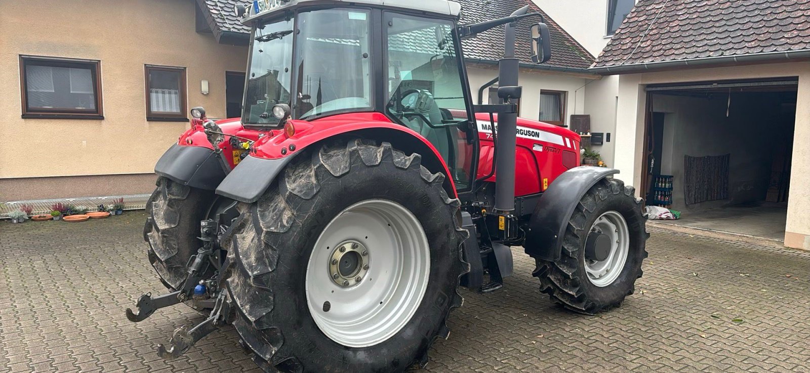Traktor от тип Massey Ferguson 7480, Gebrauchtmaschine в Blaufelden-Wiesenbach (Снимка 7)
