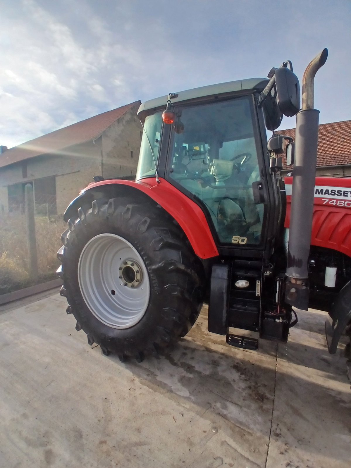 Traktor типа Massey Ferguson 7480, Gebrauchtmaschine в Biebelried (Фотография 3)