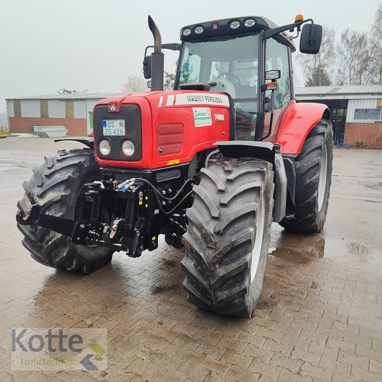 Traktor от тип Massey Ferguson 7495 Dyna VT, Gebrauchtmaschine в Rieste (Снимка 1)