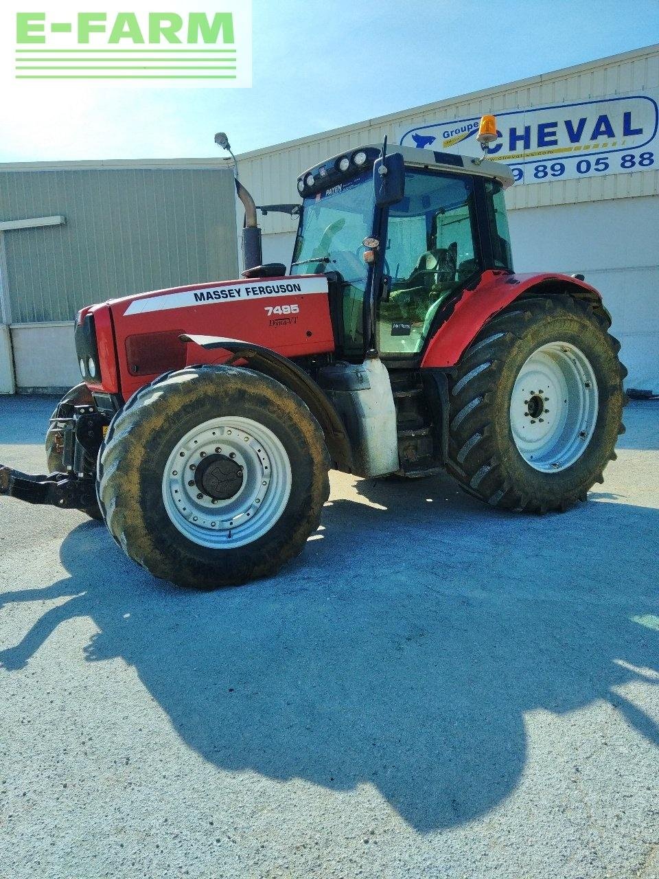 Traktor des Typs Massey Ferguson 7495, Gebrauchtmaschine in CHAUVONCOURT (Bild 3)