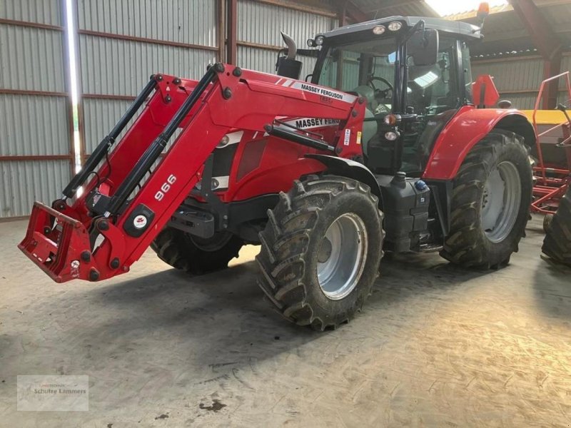 Traktor от тип Massey Ferguson 7614 + Frontlader, Gebrauchtmaschine в Borken