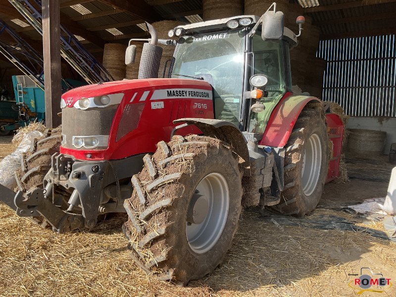 Traktor typu Massey Ferguson 7616 D6 EX, Gebrauchtmaschine v Gennes sur glaize (Obrázek 2)