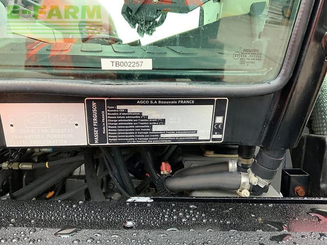 Traktor типа Massey Ferguson 7620 dyna6 tractor (st25560), Gebrauchtmaschine в SHAFTESBURY (Фотография 16)