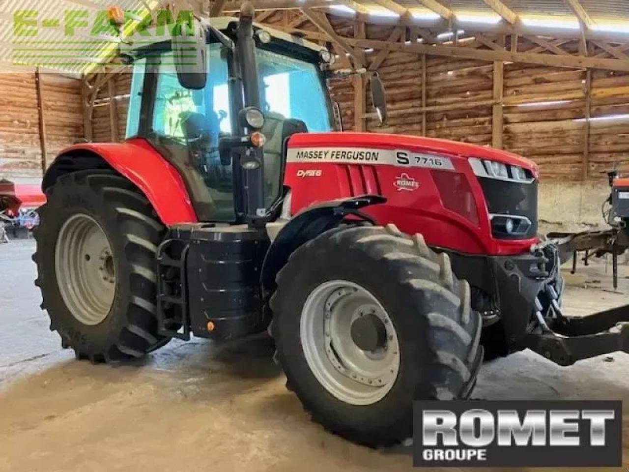 Traktor typu Massey Ferguson 7716 s d6 ef mr Efficient, Gebrauchtmaschine v GENNES-SUR-GLAIZE (Obrázek 3)