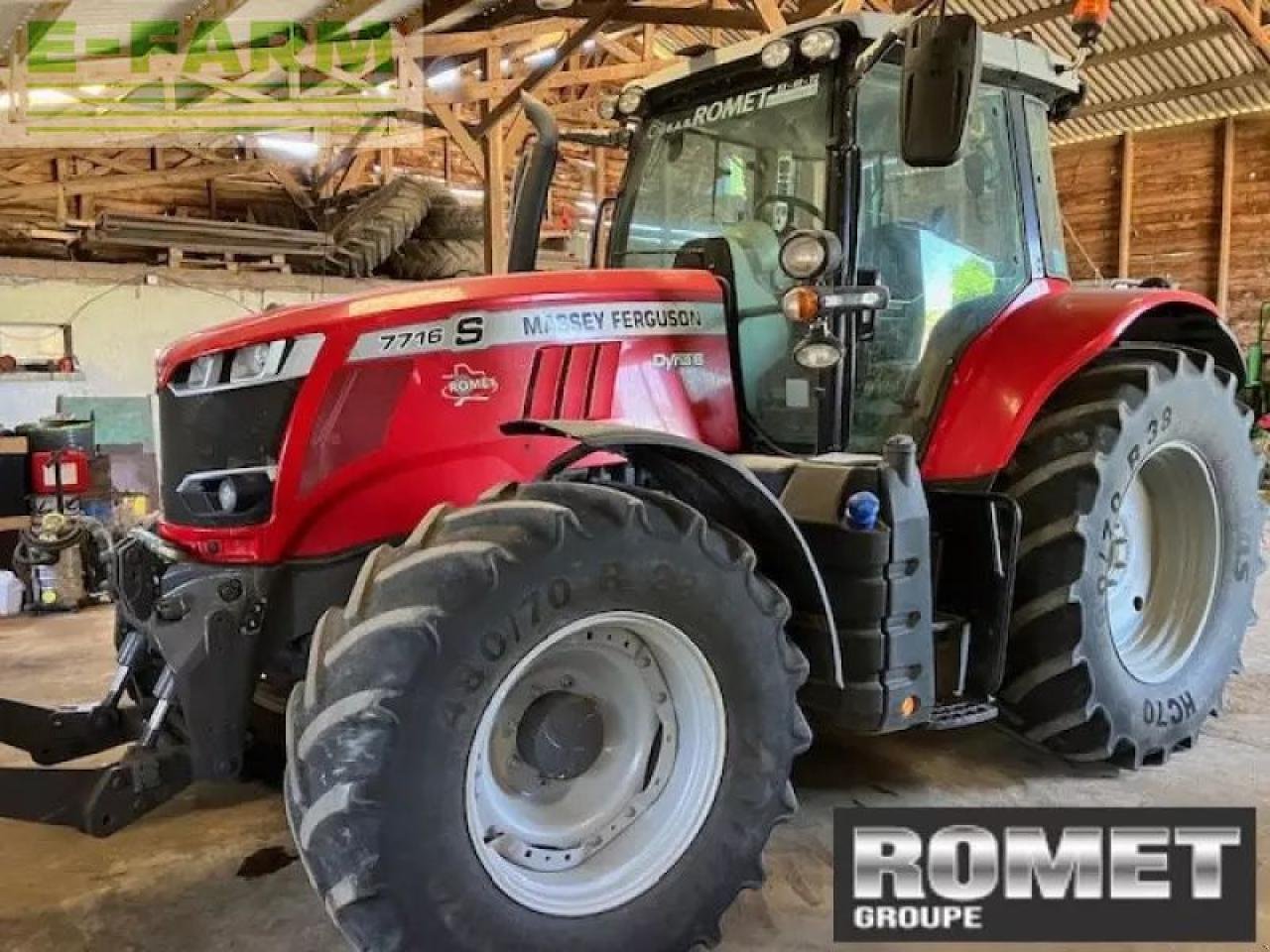 Traktor типа Massey Ferguson 7716 s d6 ef mr, Gebrauchtmaschine в GENNES-SUR-GLAIZE (Фотография 1)