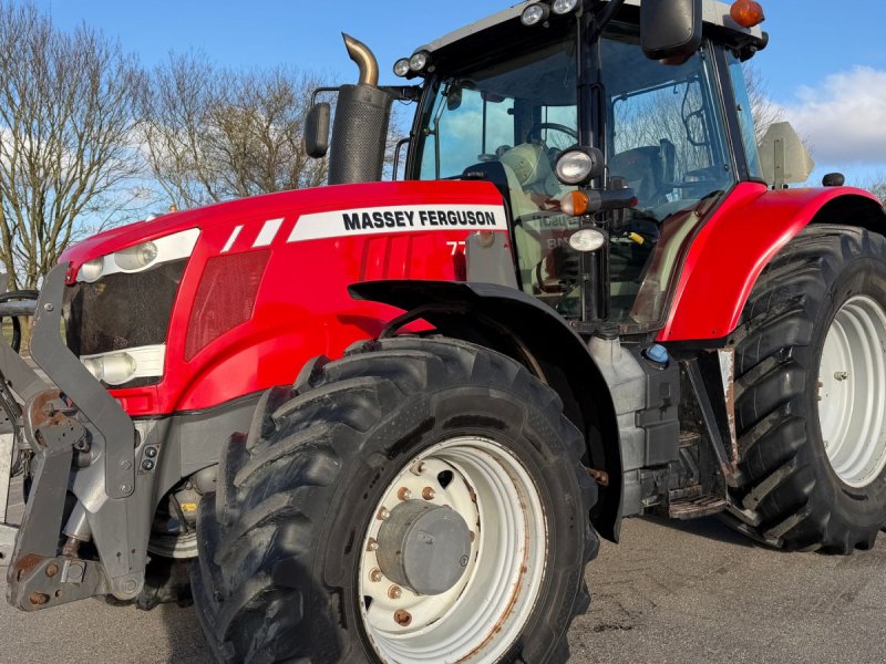 Traktor des Typs Massey Ferguson 7718 Dyna-6 EXCLUSIVE MED FRONT PTO OG TOPCON AUTOSTYRING!, Gebrauchtmaschine in Nørager
