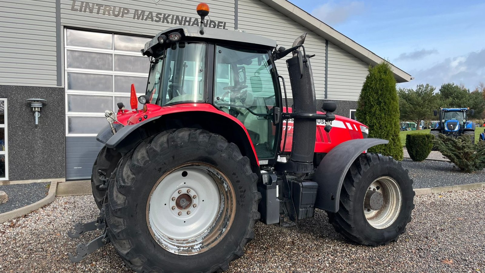 Traktor des Typs Massey Ferguson 7718 Dyna VT Med frontlift og frontPTO, Gebrauchtmaschine in Lintrup (Bild 15)