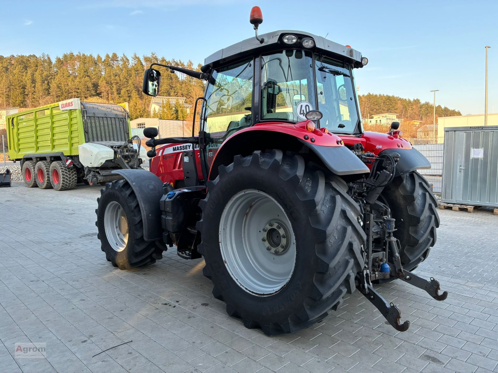Traktor van het type Massey Ferguson 7718, Gebrauchtmaschine in Münsingen (Foto 9)