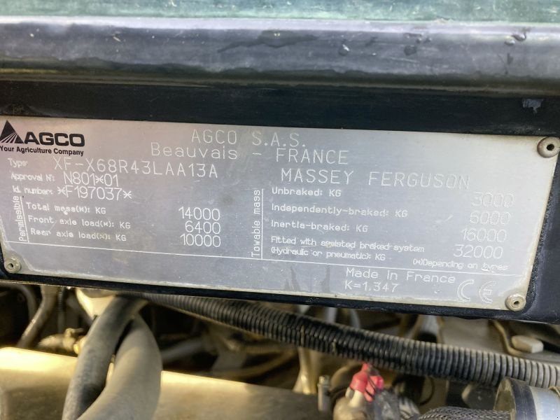 Traktor des Typs Massey Ferguson 7726 DYNA-VT EXCLUSIVE, Gebrauchtmaschine in Wülfershausen an der Saale (Bild 30)