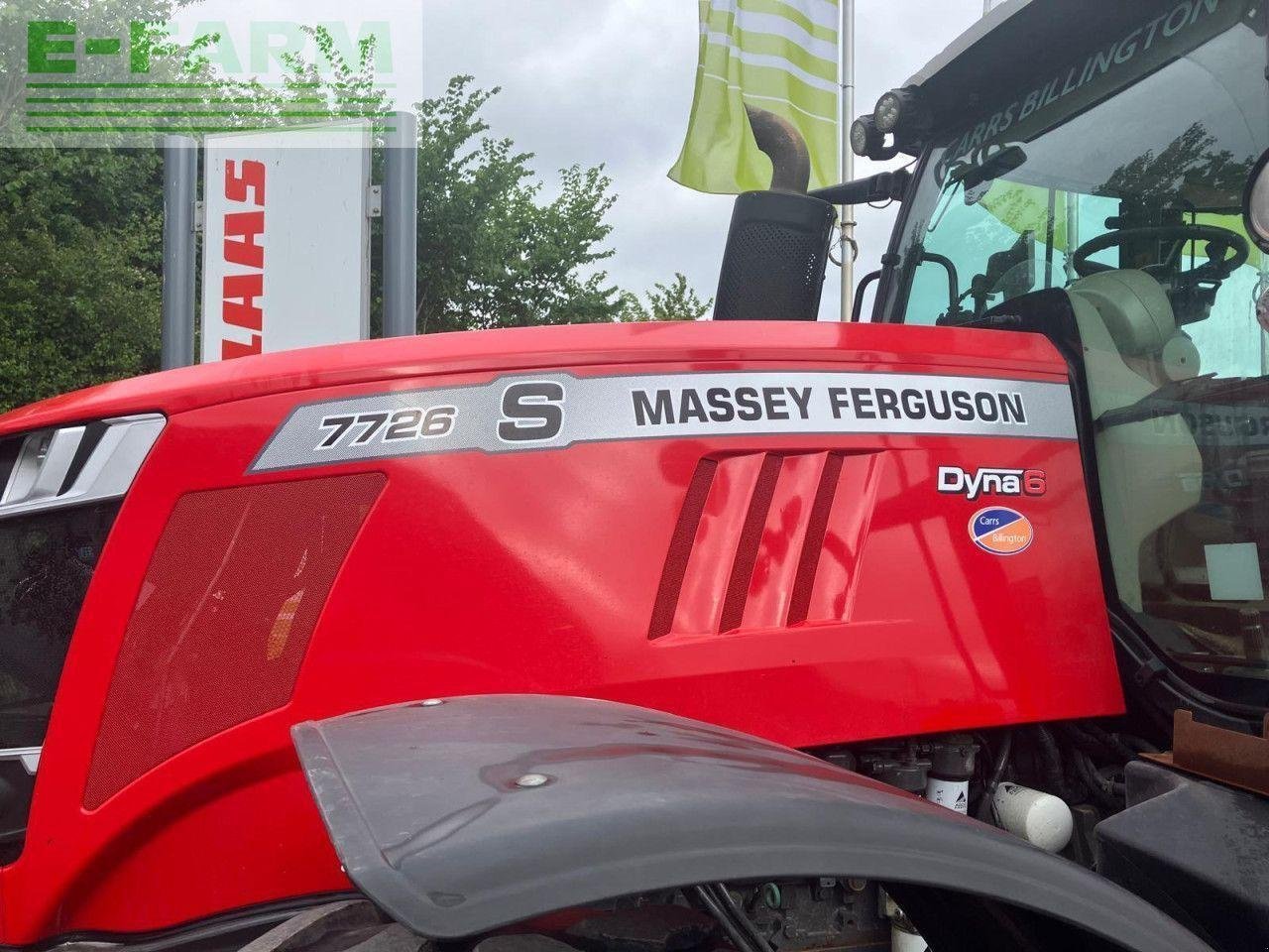 Traktor типа Massey Ferguson 7726S, Gebrauchtmaschine в SINDERBY, THIRSK (Фотография 9)