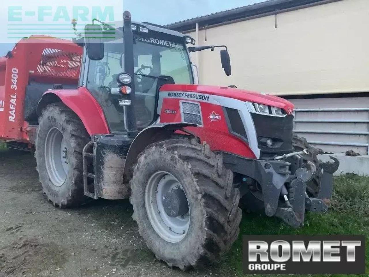 Traktor typu Massey Ferguson 7s-180 d6 ef Efficient, Gebrauchtmaschine v GENNES-SUR-GLAIZE (Obrázek 1)