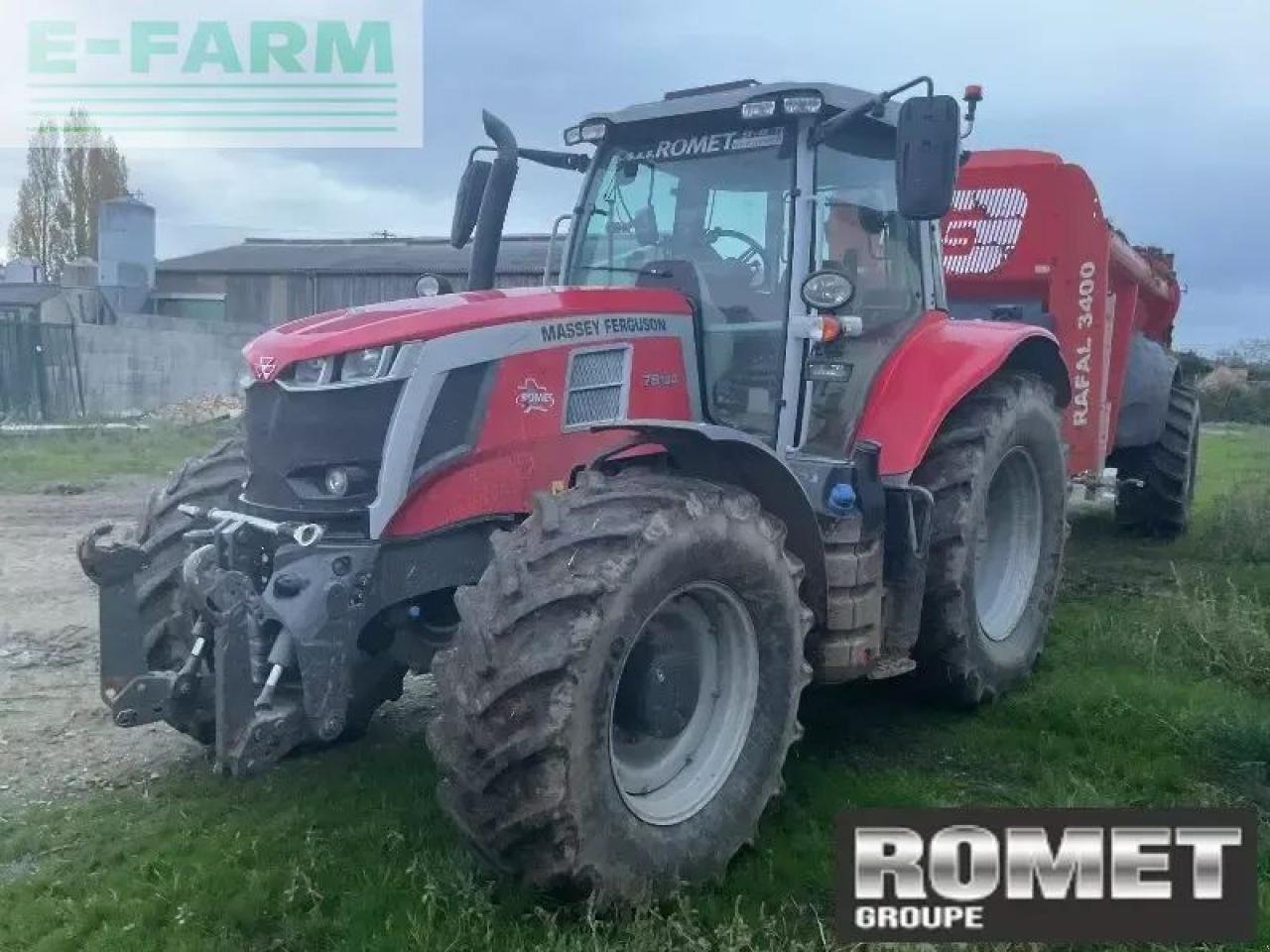 Traktor typu Massey Ferguson 7s-180 d6 ef Efficient, Gebrauchtmaschine v GENNES-SUR-GLAIZE (Obrázek 3)