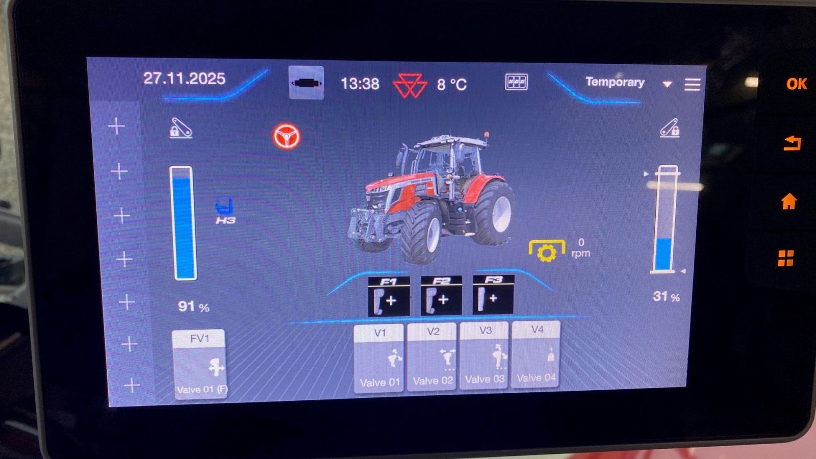 Traktor del tipo Massey Ferguson 7S.210 Dyna VT Exclusive 7S-210 Dyna VT Exklusive, Gebrauchtmaschine en Ringe (Imagen 9)