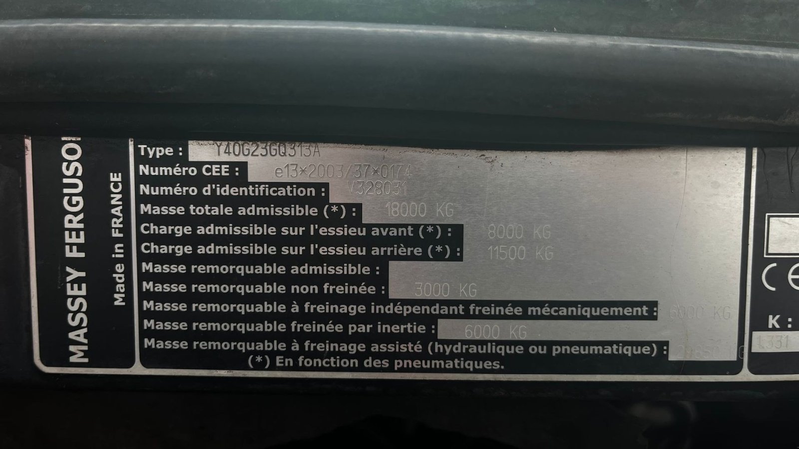 Traktor типа Massey Ferguson 8660 Dyna-V, Gebrauchtmaschine в Horsens (Фотография 11)