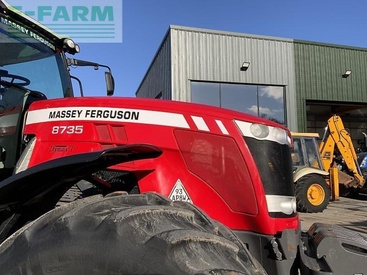 Traktor del tipo Massey Ferguson 8735 dyna vt tractor (st25013), Gebrauchtmaschine en SHAFTESBURY (Imagen 13)