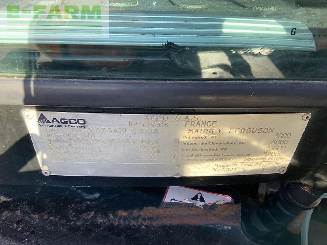 Traktor типа Massey Ferguson 8735 dyna vt tractor (st25013), Gebrauchtmaschine в SHAFTESBURY (Фотография 15)