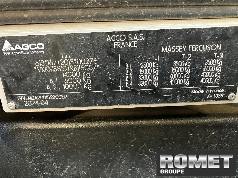 Traktor typu Massey Ferguson 8S-205 D7 ES, Gebrauchtmaschine v Gennes sur glaize (Obrázek 9)