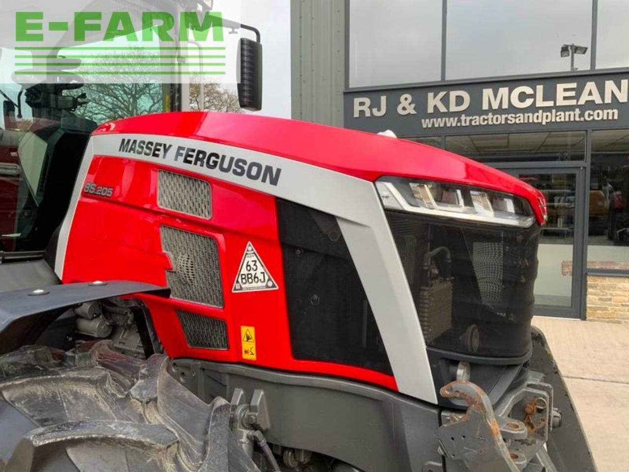 Traktor of the type Massey Ferguson 8s 205 tractor (st18619), Gebrauchtmaschine in SHAFTESBURY (Picture 18)