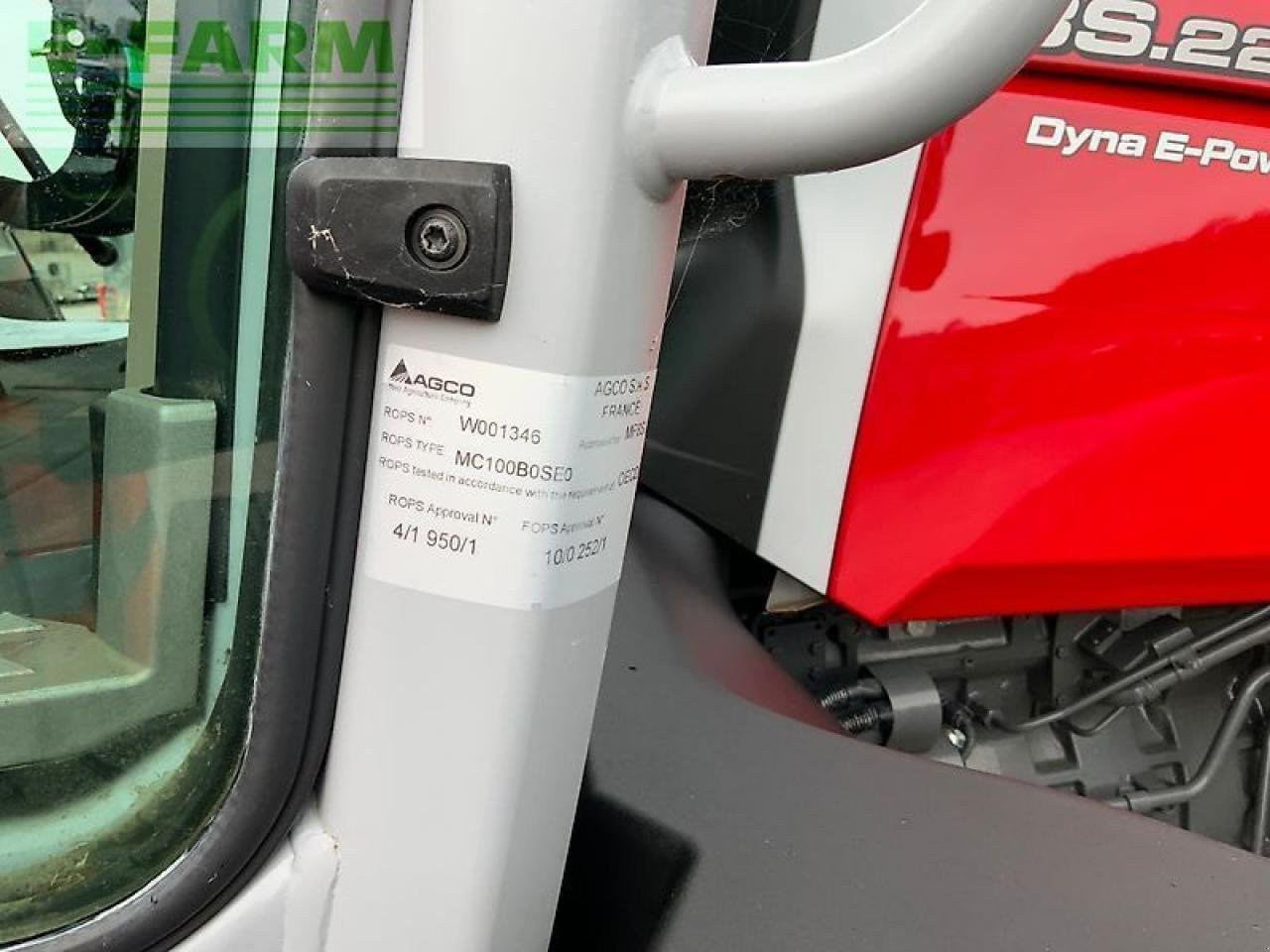 Traktor of the type Massey Ferguson 8s.225 dyna e power tractor (st24558), Gebrauchtmaschine in SHAFTESBURY (Picture 19)