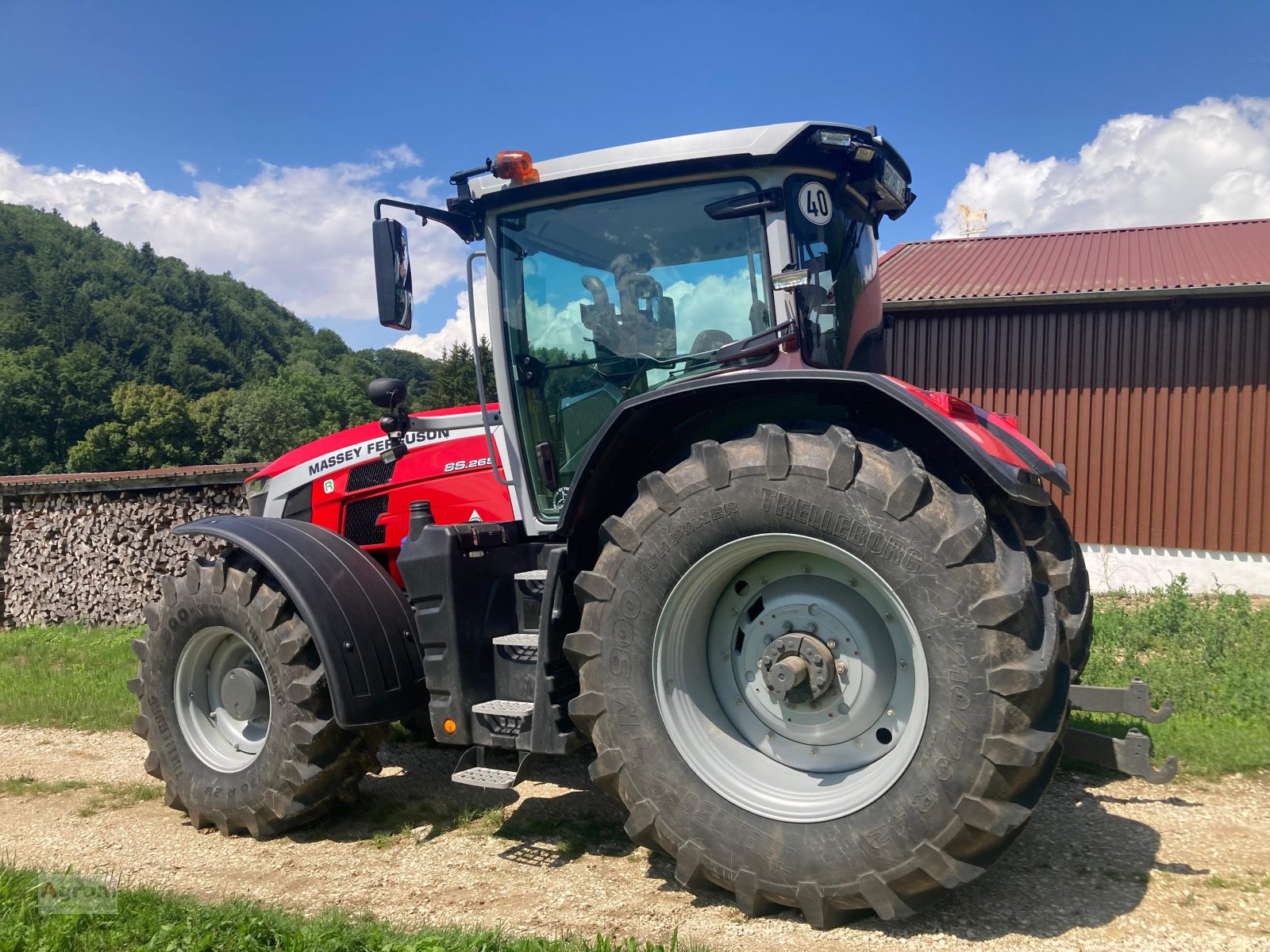 Traktor типа Massey Ferguson 8S.265 DYNA E-POWER, Gebrauchtmaschine в Münsingen (Фотография 7)
