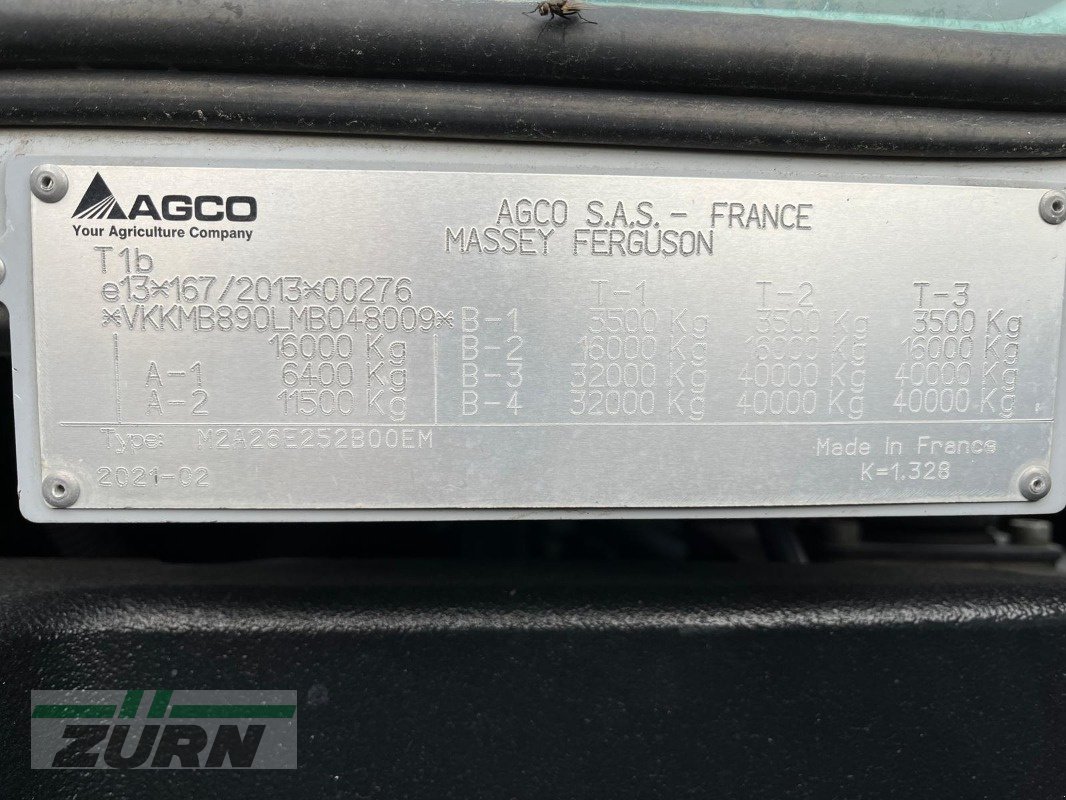 Traktor tipa Massey Ferguson 8S.265, Gebrauchtmaschine u Kanzach (Slika 29)