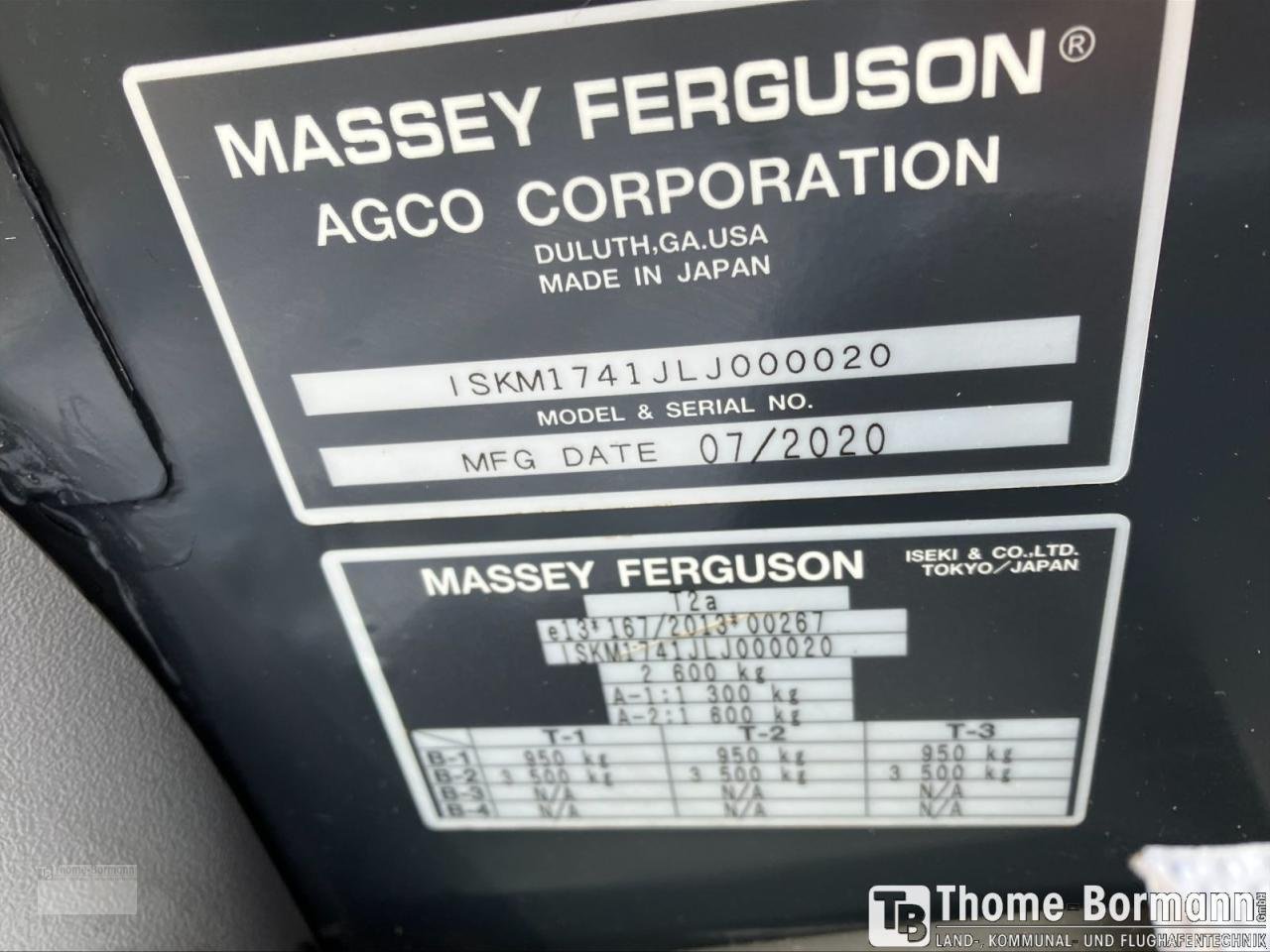 Traktor des Typs Massey Ferguson MF 1740 M HC, Gebrauchtmaschine in Prüm (Bild 11)