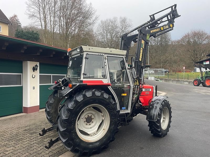 Traktor del tipo Massey Ferguson MF 362 A Allradschlepper mit Frontlader - 40 km/h - Niedrigkabine - Servo - erst 6600 Std. - aus 1.Hd, Gebrauchtmaschine en Niedernhausen OT Engenhahn (Imagen 3)