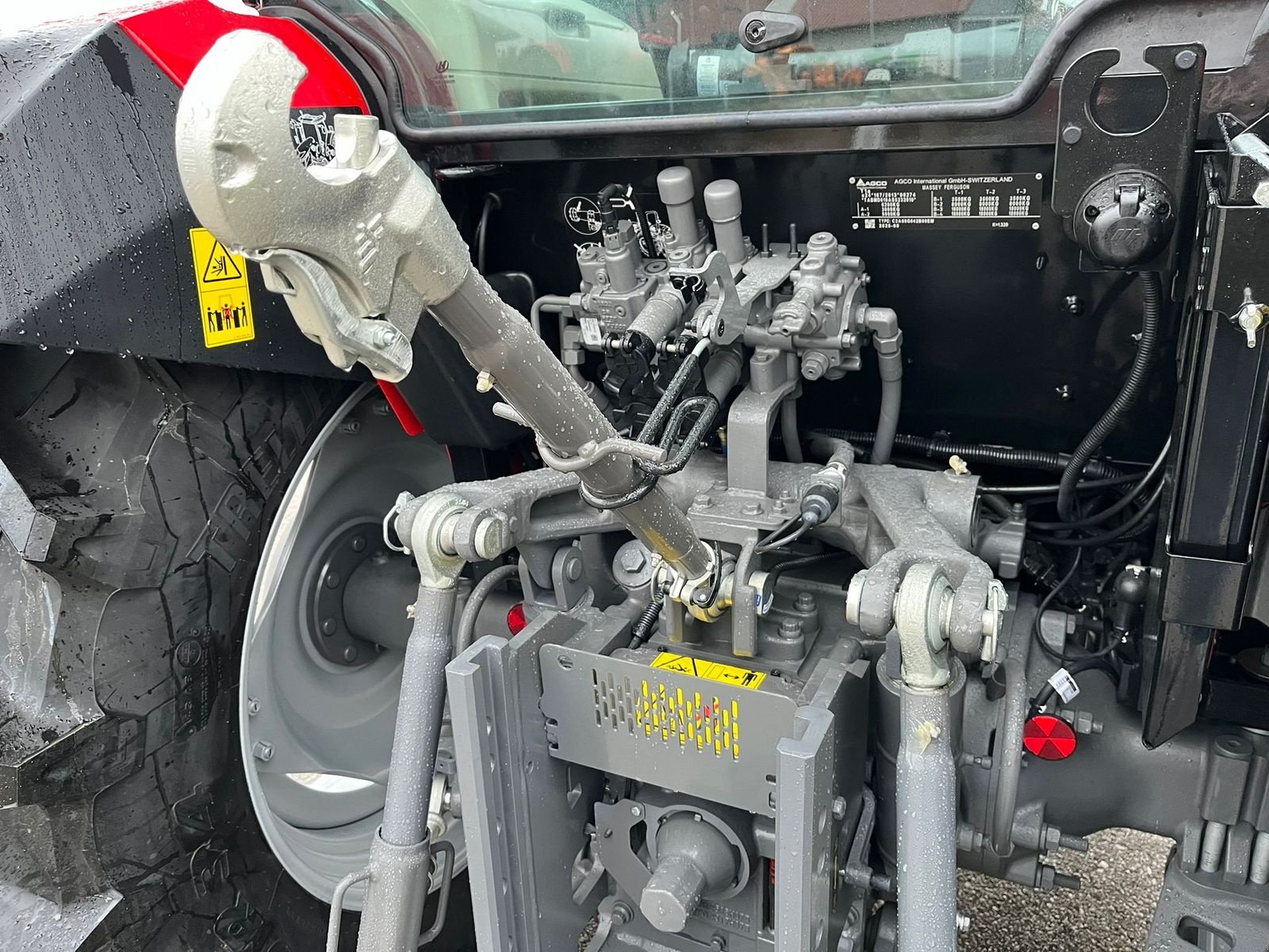 Traktor a típus Massey Ferguson MF 4708 M Kabine, Neumaschine ekkor: NATTERNBACH (Kép 9)