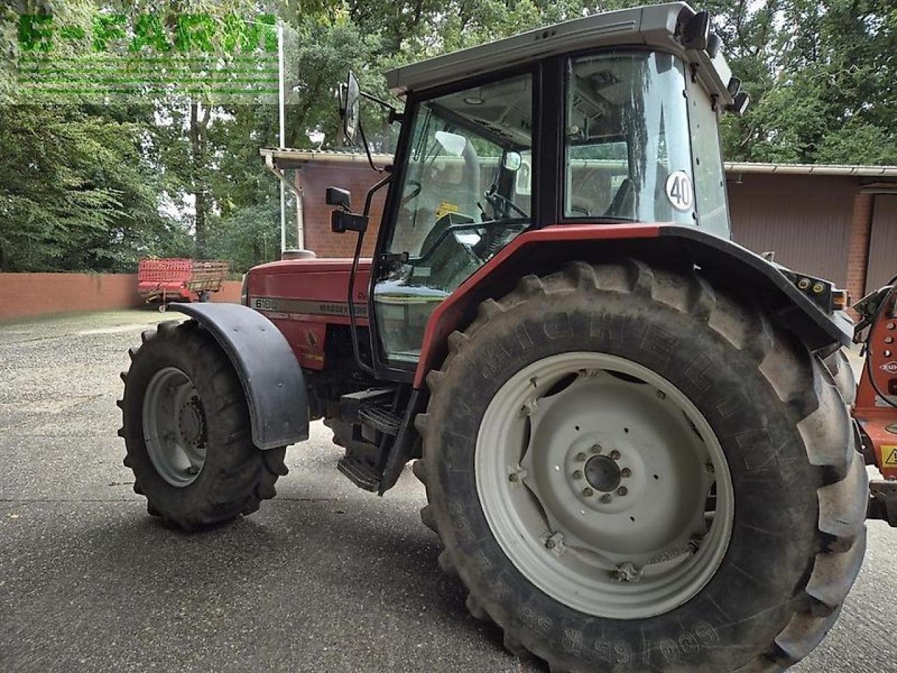 Traktor типа Massey Ferguson mf 6180 dynashift, Gebrauchtmaschine в ROSENDAHL (Фотография 4)