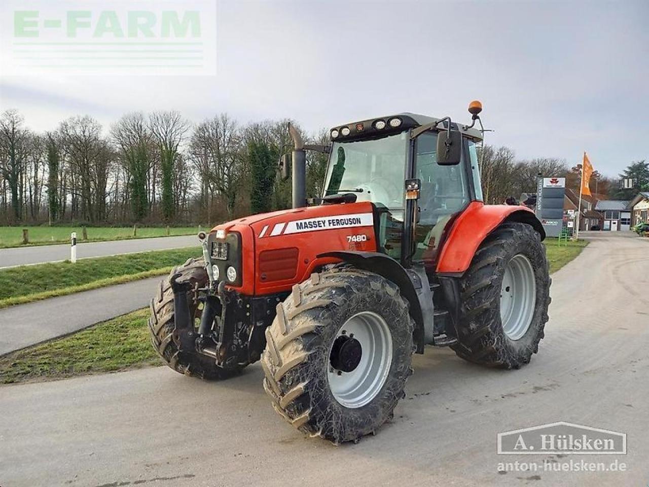 Traktor typu Massey Ferguson mf 7480, Gebrauchtmaschine v ROSENDAHL (Obrázek 1)