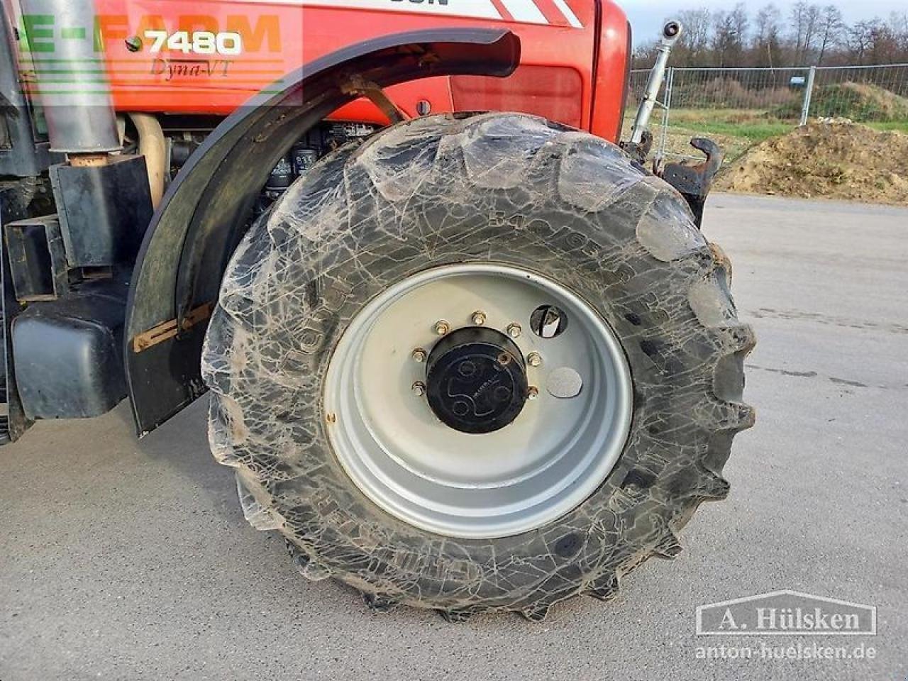 Traktor des Typs Massey Ferguson mf 7480, Gebrauchtmaschine in ROSENDAHL (Bild 12)