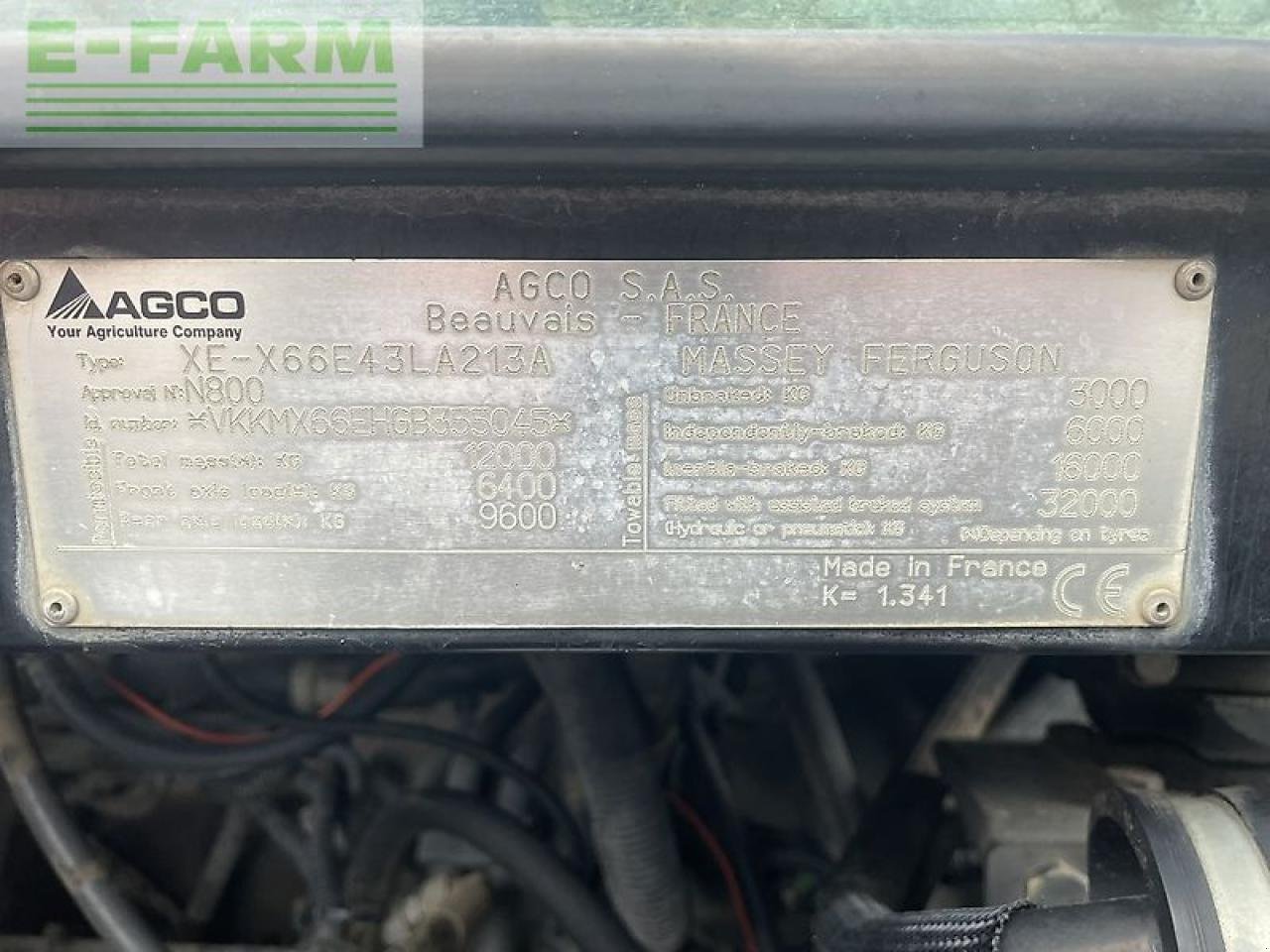 Traktor van het type Massey Ferguson mf 7722, Gebrauchtmaschine in gg VEGHEL (Foto 12)