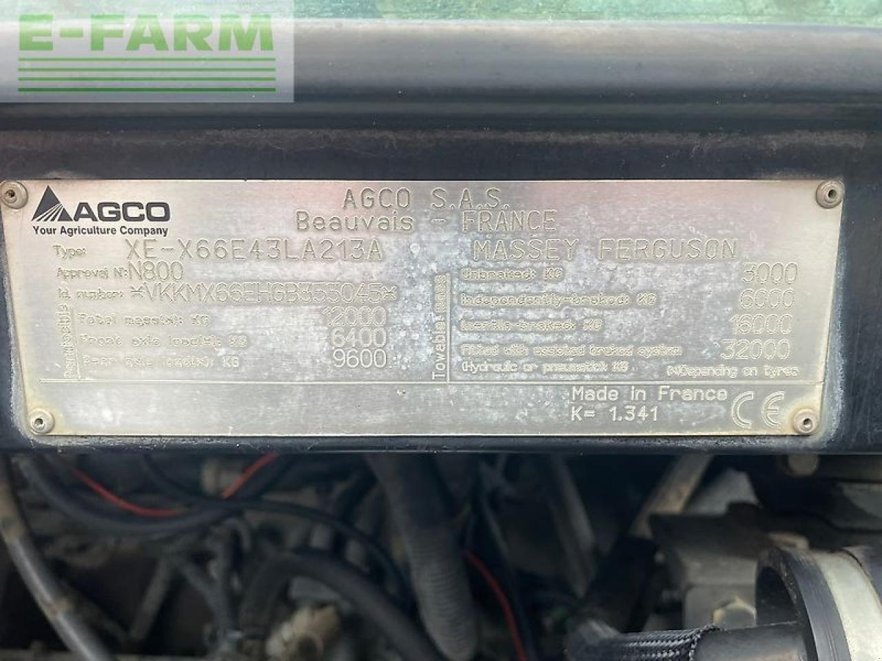 Traktor van het type Massey Ferguson mf 7722, Gebrauchtmaschine in gg VEGHEL (Foto 12)