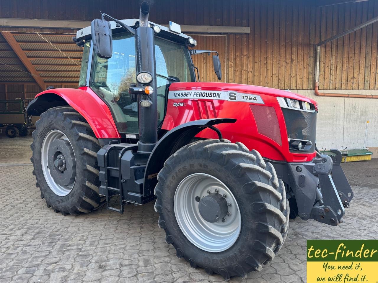 Traktor of the type Massey Ferguson MF 7724 Dyna-6 EXCLUSIVE, Gebrauchtmaschine in Könnern (Picture 5)