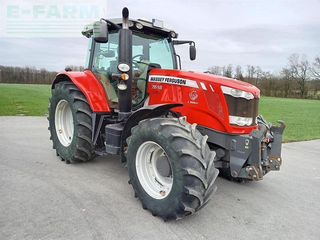 Traktor Türe ait Massey Ferguson mf7618 dyna-6 exclusive Exclusive, Gebrauchtmaschine içinde ROSENDAHL (resim 3)