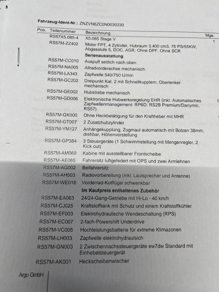 Traktor типа McCormick X5.085, Neumaschine в Meeder (Фотография 9)