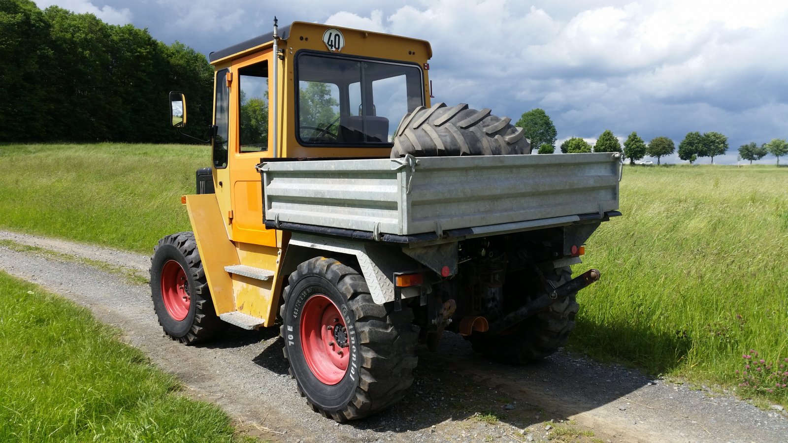 Traktor des Typs Mercedes-Benz MB-Trac 700 K, Gebrauchtmaschine in Reuth (Bild 5)