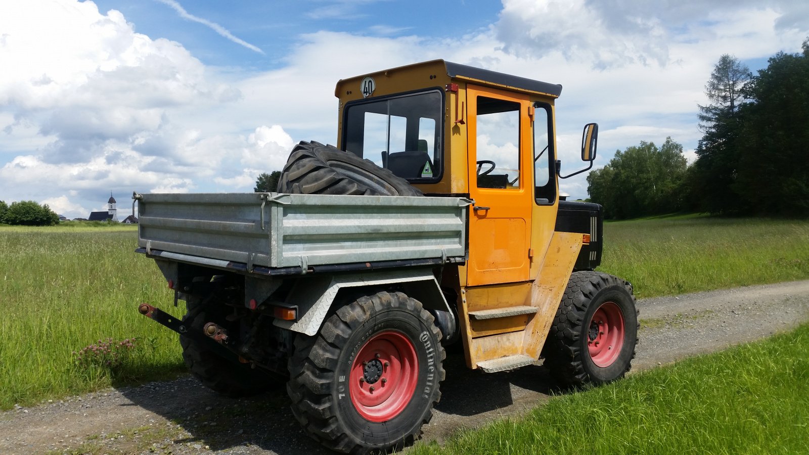 Traktor des Typs Mercedes-Benz MB-Trac 700 K, Gebrauchtmaschine in Reuth (Bild 8)