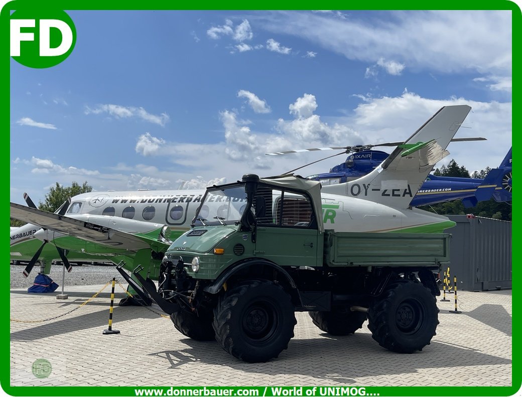 Traktor za tip Mercedes-Benz Unimog 406 Cabrio Agrar im Sammlerzustand, Gebrauchtmaschine u Hinterschmiding (Slika 14)