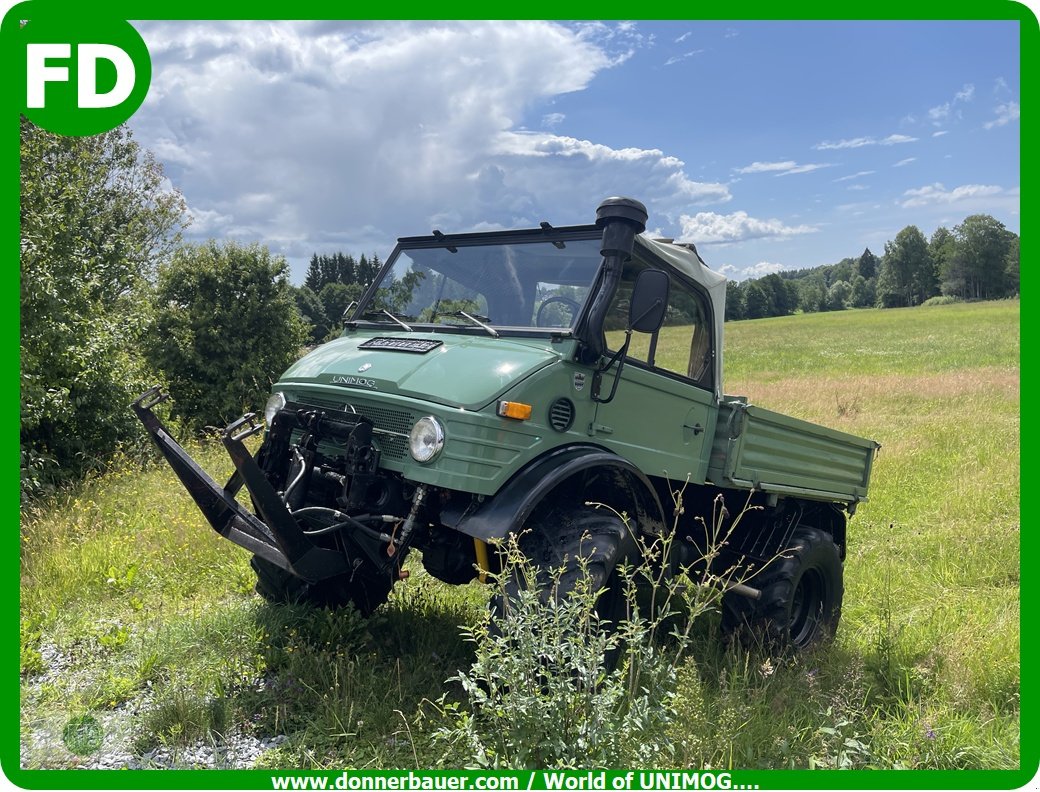 Traktor от тип Mercedes-Benz Unimog 406 Cabrio Agrar , Sammlerzustand, Gebrauchtmaschine в Hinterschmiding (Снимка 13)