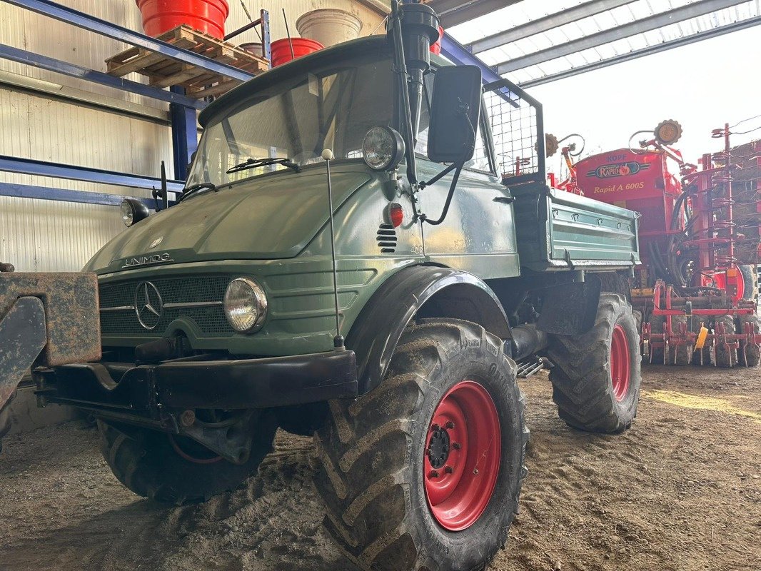 Traktor des Typs Mercedes-Benz Unimog 406 Kipppritsche und FZ, Gebrauchtmaschine in Schutterzell (Bild 1)