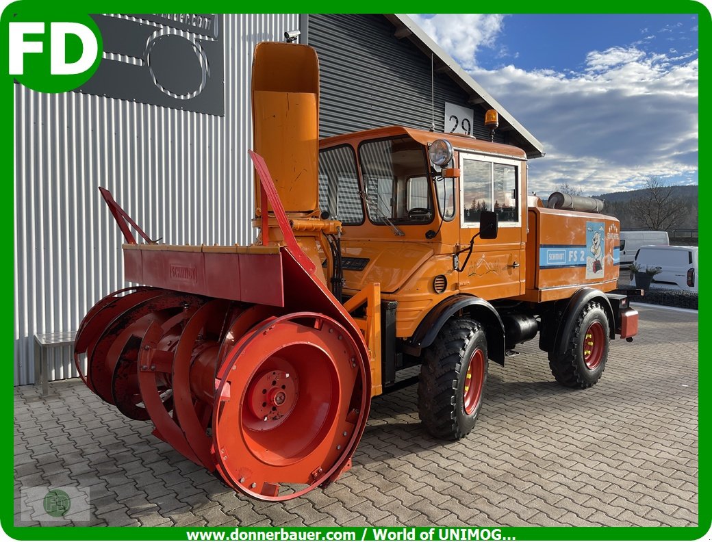 Traktor typu Mercedes-Benz Unimog Schneefräse mit Hydrostat , erst 370 Bts und 980 KM, Gebrauchtmaschine v Hinterschmiding (Obrázek 1)